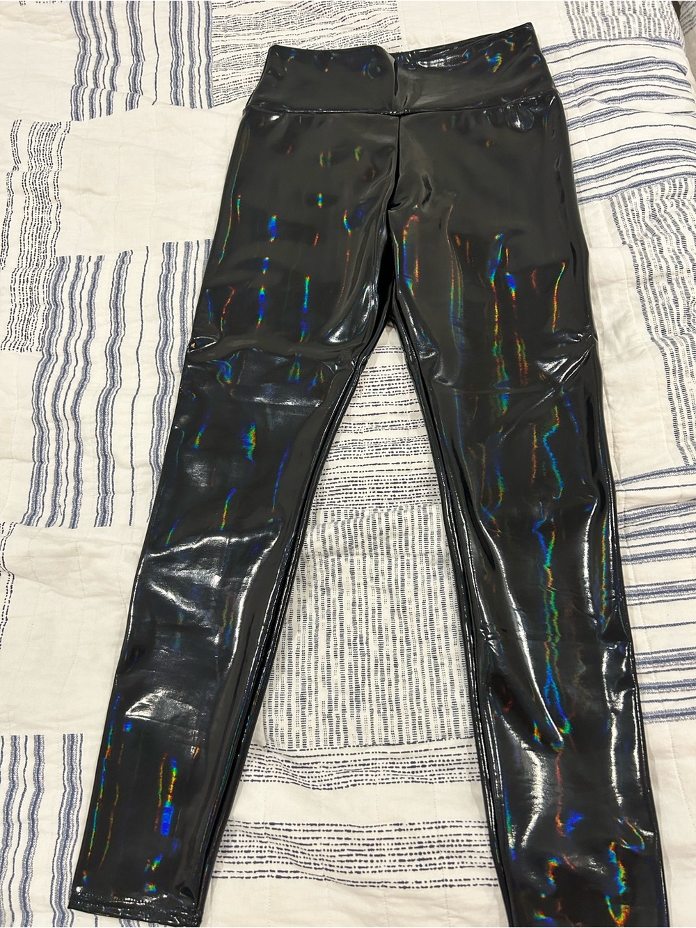 Black Holographic  Leggings